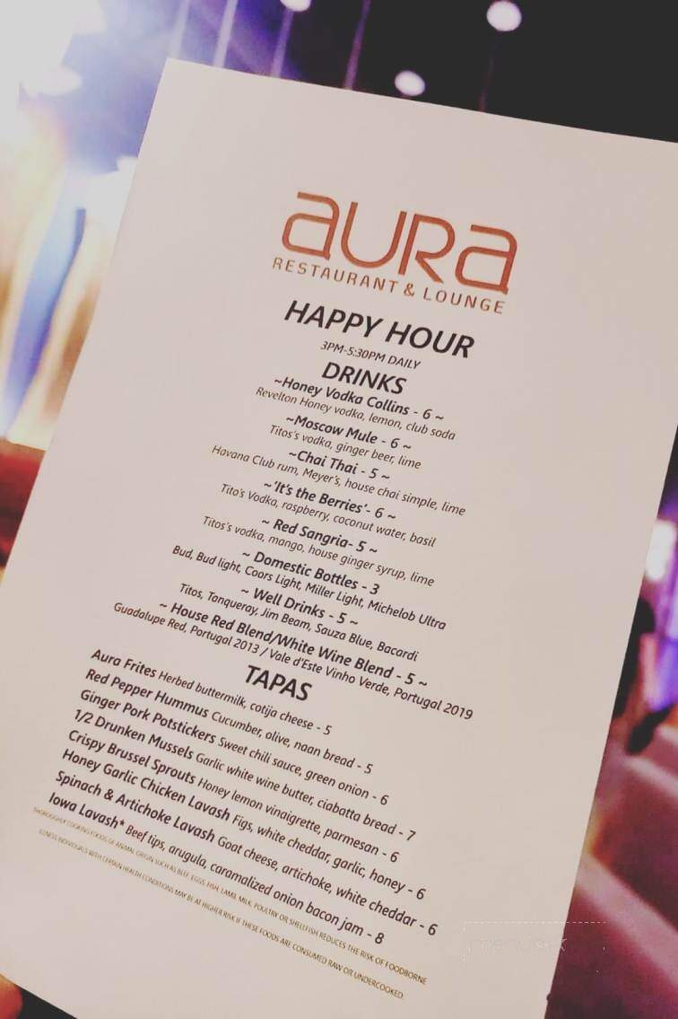 Aura Restaurant & Lounge - Clive, IA