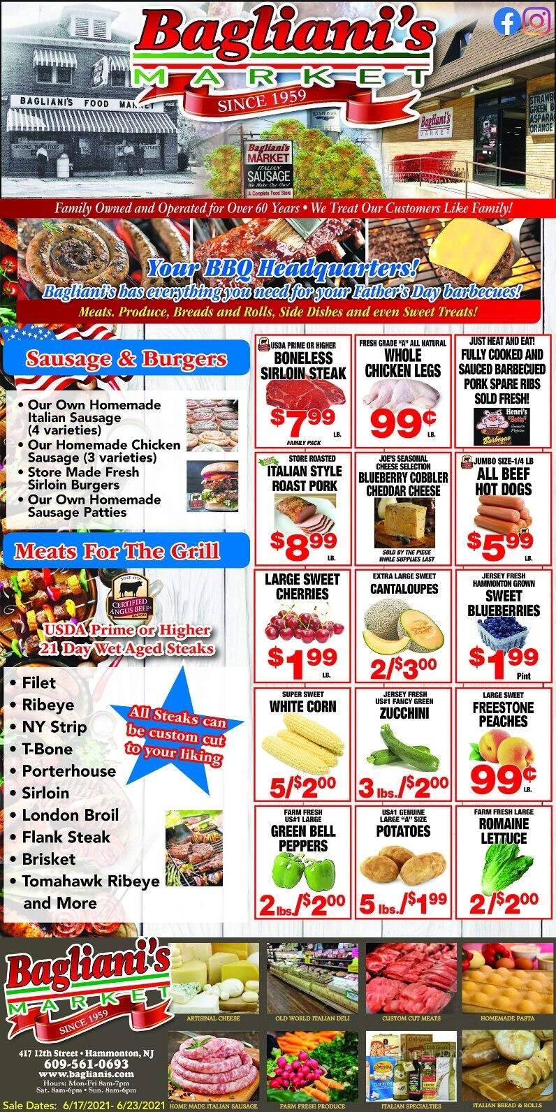 Bagliani's Food Market - Hammonton, NJ menu_pic