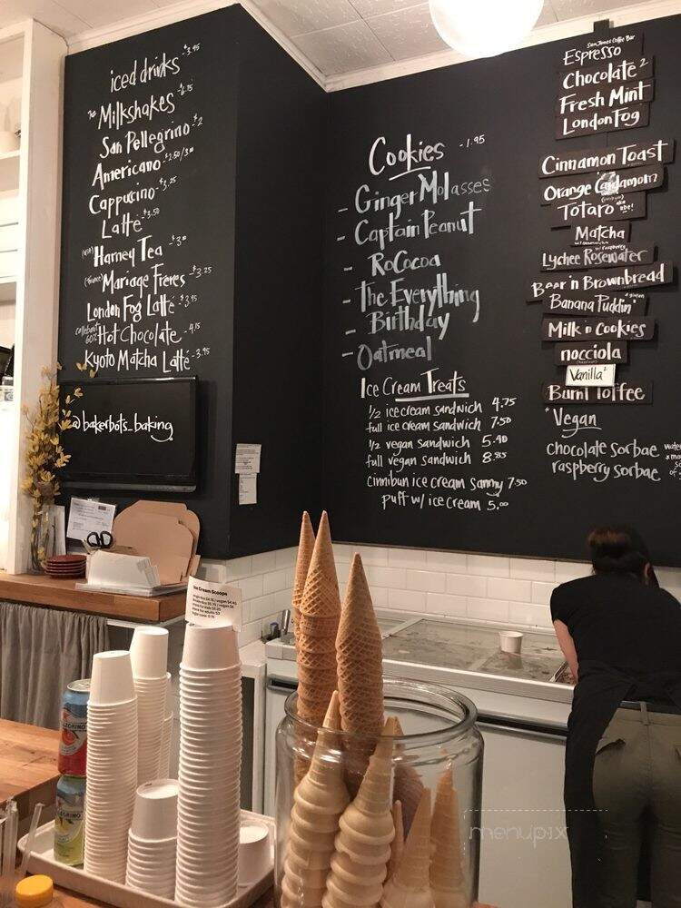 Bakerbots Baking - Toronto, ON menu_pic