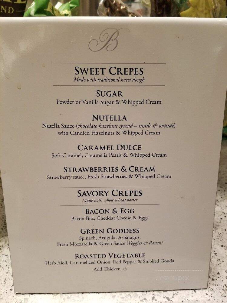 Bellagio Patisserie - Las Vegas, NV menu_pic