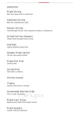 Captain Joe's Seafood - Jesup, GA menu_pic