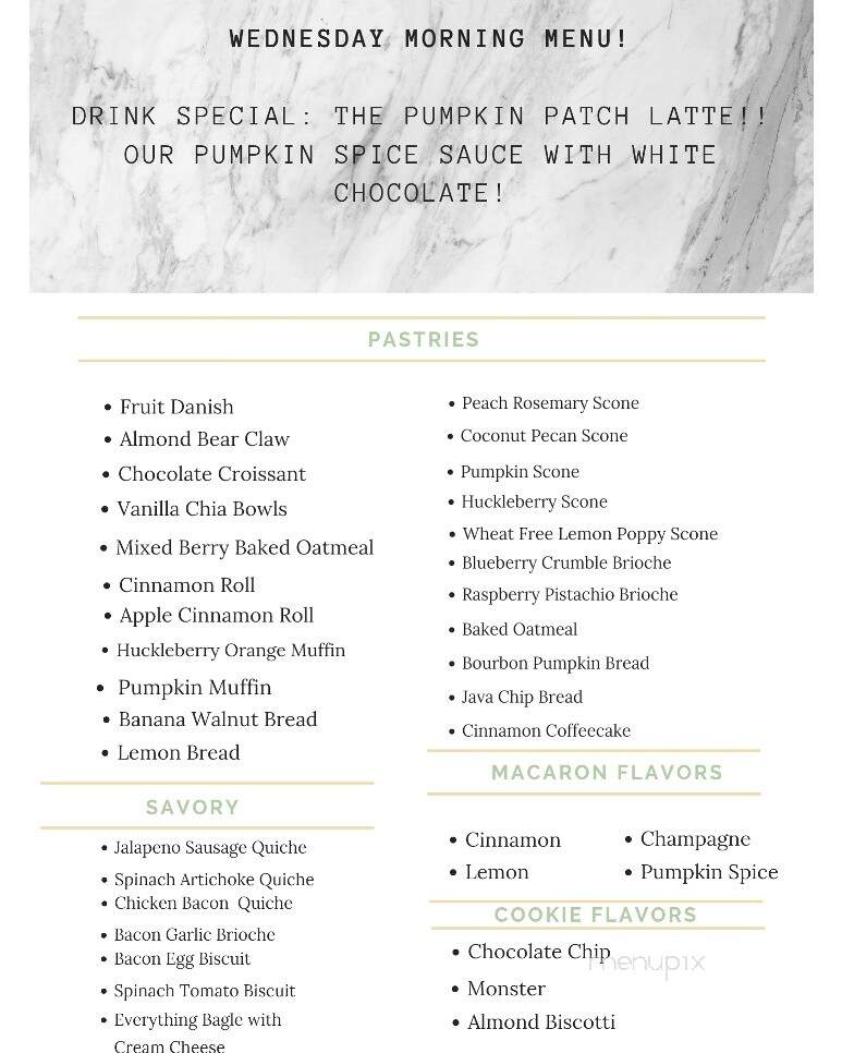 Crooked Tree Coffee and Cakes - Great Falls, Mt menu_pic