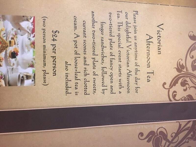 The Old Curiosity Tea Shop - Markham, ON menu_pic