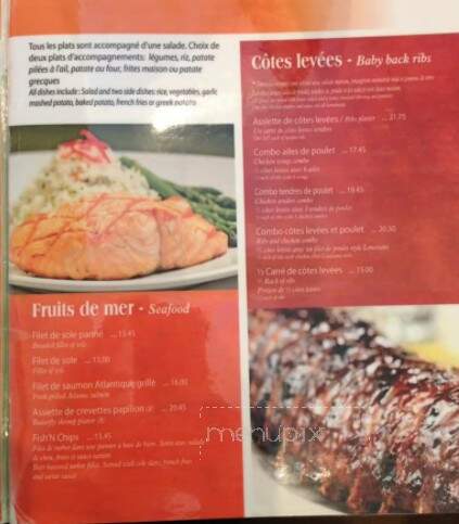 Delicia Restaurant - Laval, QC menu_pic