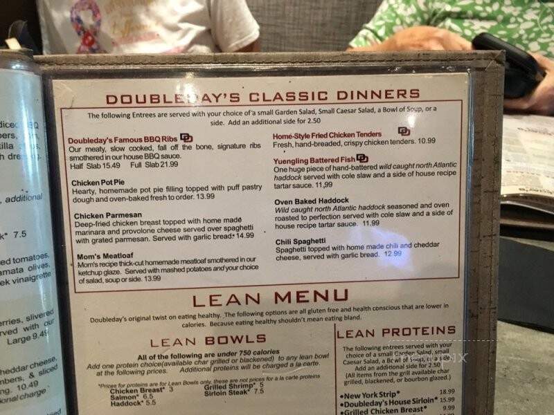 DoubleDay's Grill & Tavern - Springboro, OH menu_pic