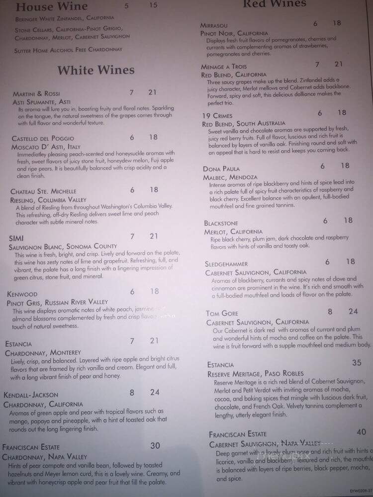 DoubleDay's Grill & Tavern - Springboro, OH menu_pic