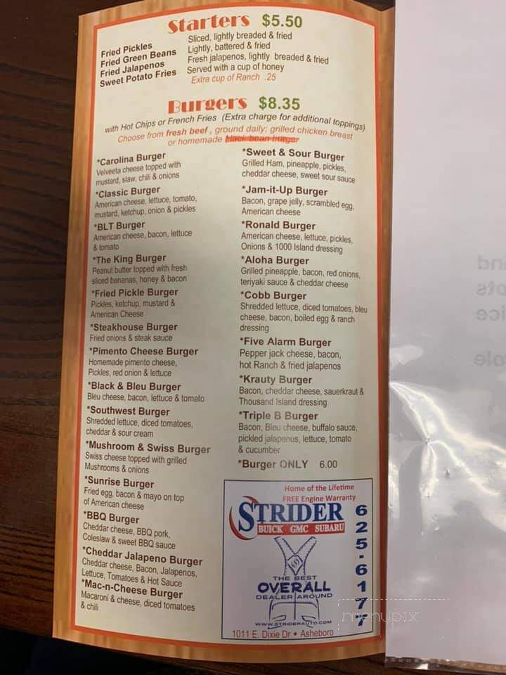 Everything Under the Bun - Asheboro, NC menu_pic