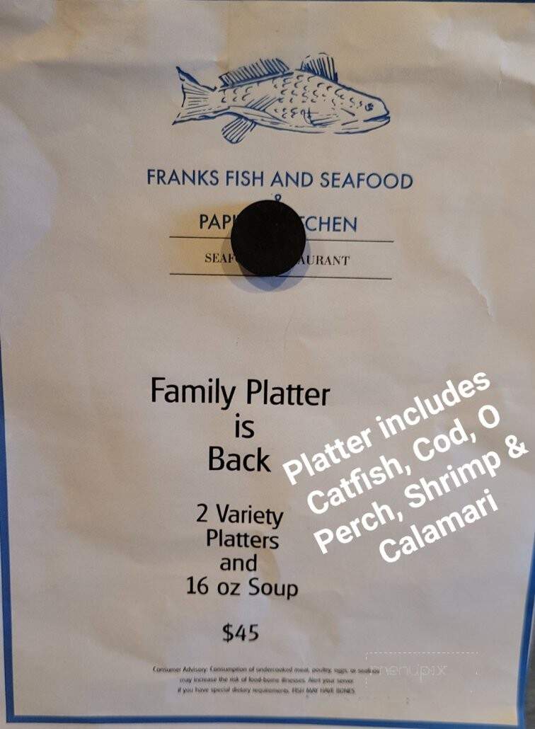 Frank's Fish and Seafood Market - Columbus, OH