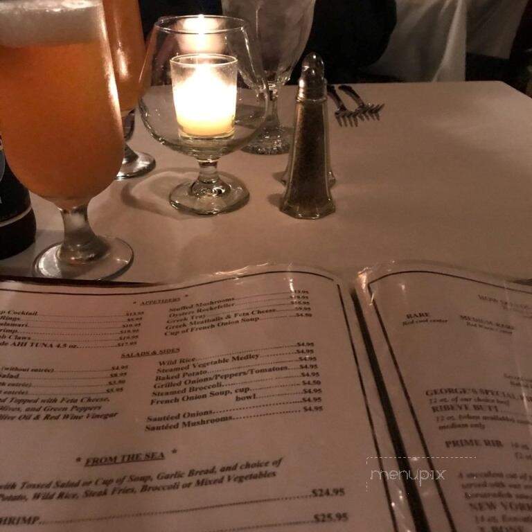 George's Steak Pit - Sheffield, AL menu_pic