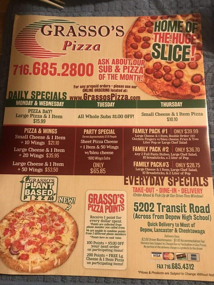 Grasso's Pizza - Depew, NY