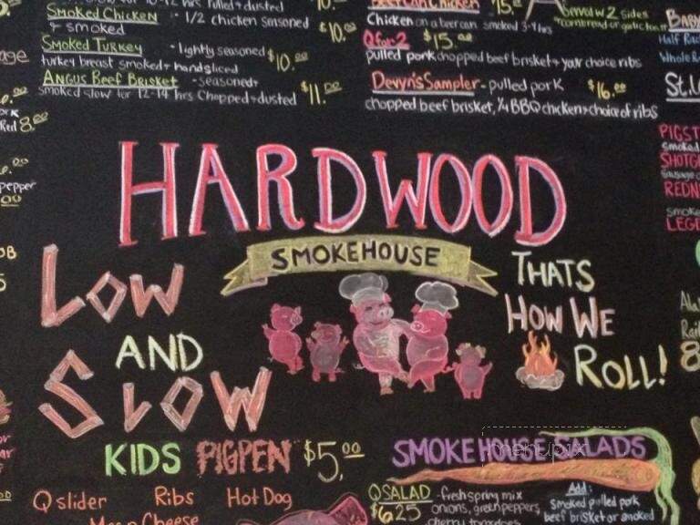 Hardwood Smokehouse - Crystal River, FL menu_pic