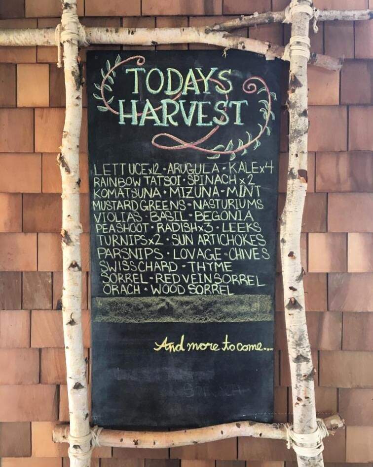 Inn at Bay Fortune - Souris, PE menu_pic