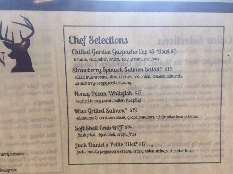 Deer Lake Inn - Clarkston, MI menu_pic