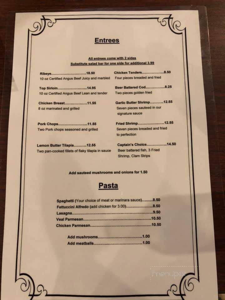 Lake Tansi Restaurant & Bar - Crossville, TN menu_pic
