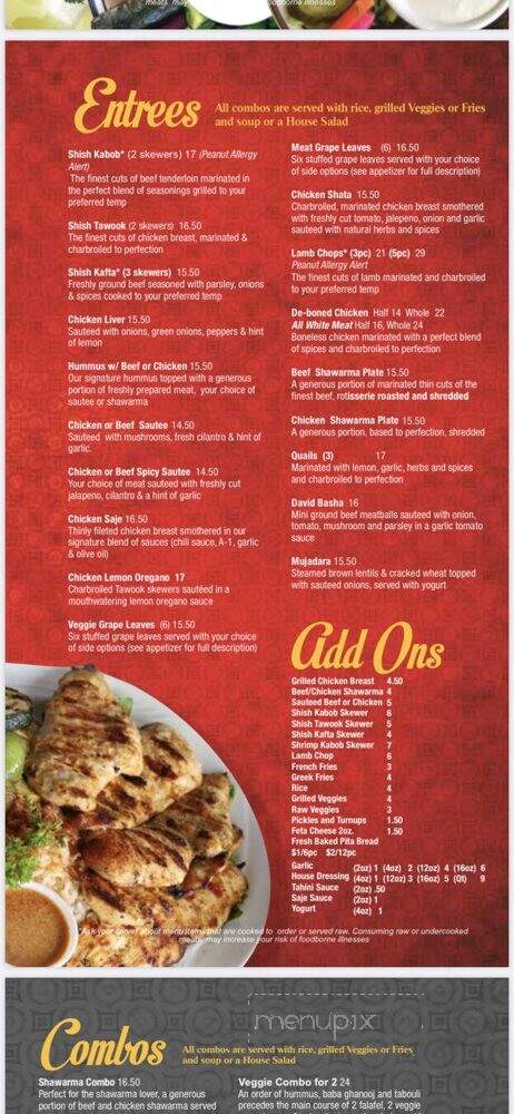 Le Kabob - Wyoming, MI menu_pic