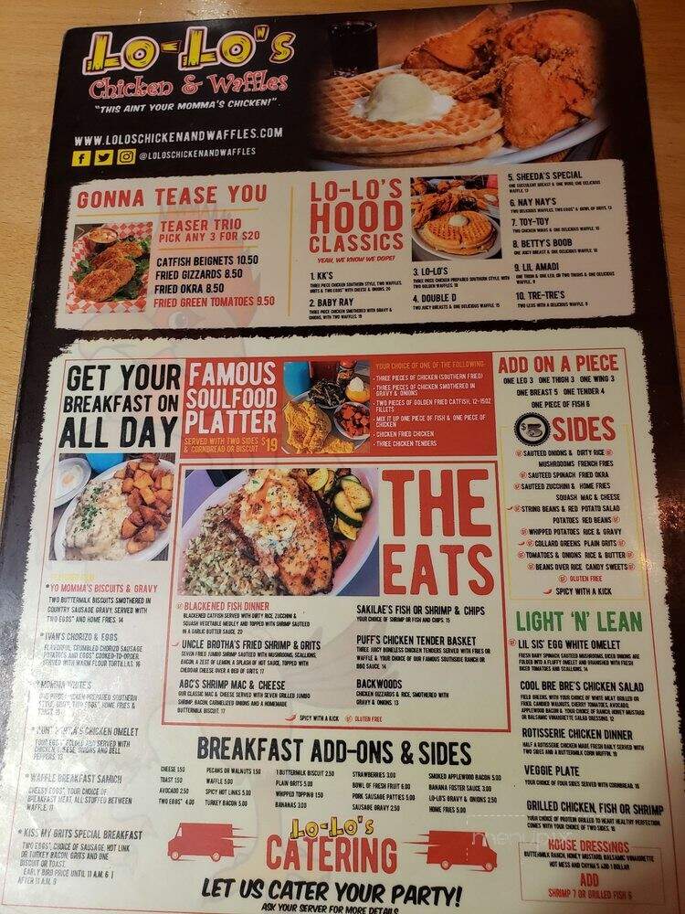 Lo Lo's Chicken & Waffles - Scottsdale, AZ menu_pic