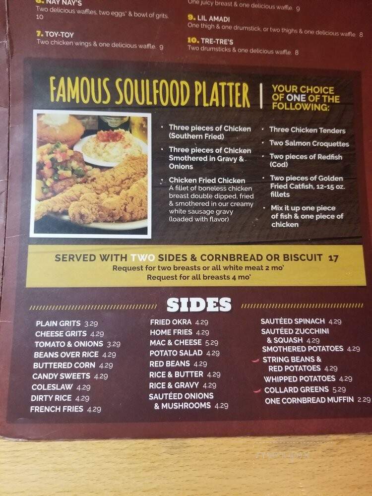 Lo Lo's Chicken & Waffles - Scottsdale, AZ menu_pic