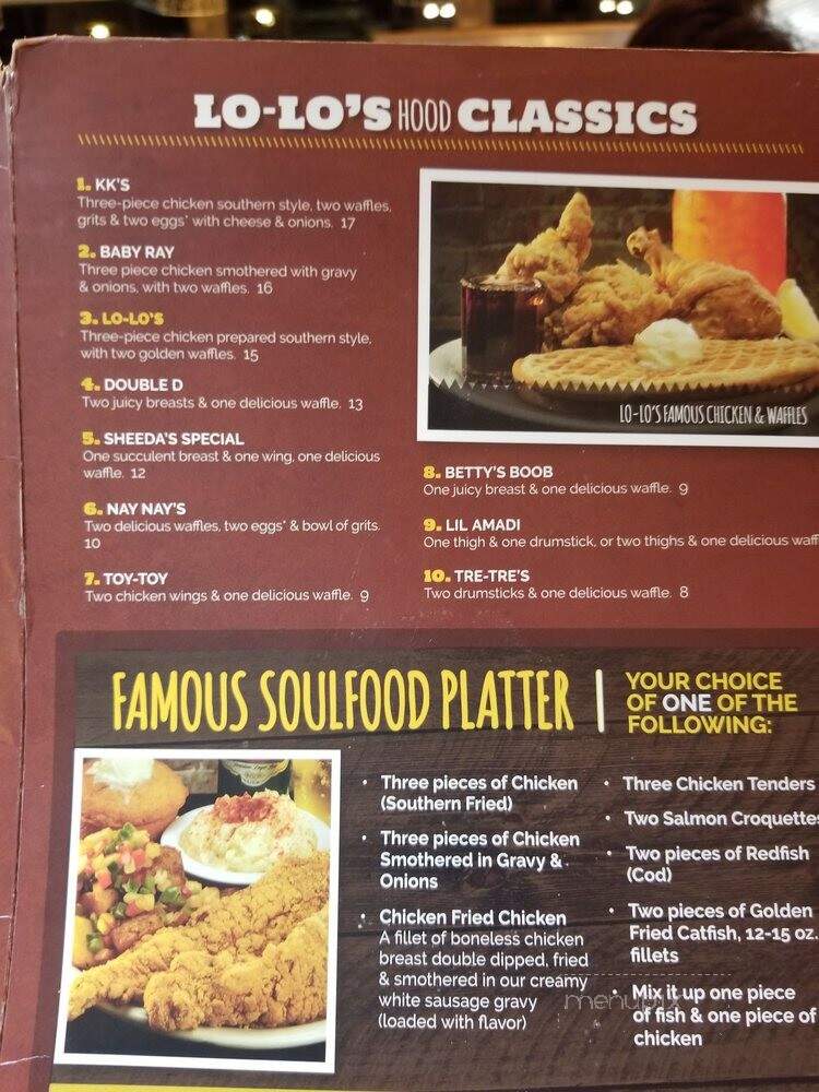 Lo Lo's Chicken & Waffles - Scottsdale, AZ menu_pic