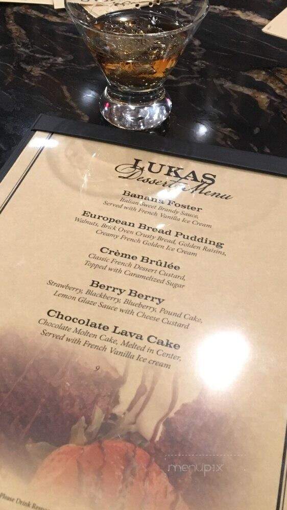 Lukas' Seafood & Grille - Warren, NJ menu_pic