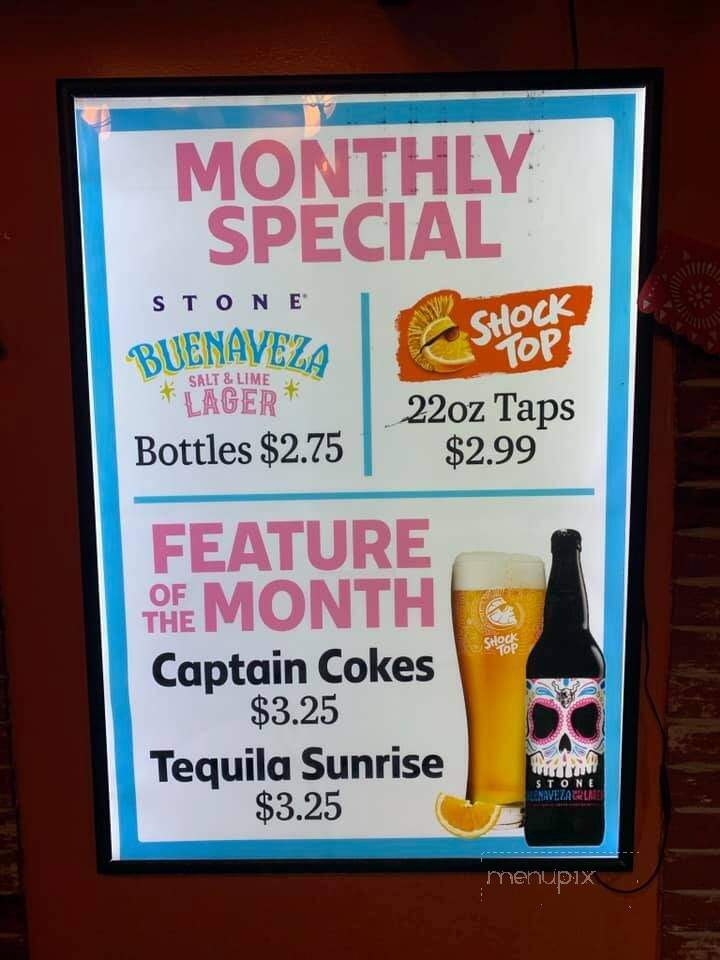 Mango's Mexican & American Grill - Winona, MN menu_pic