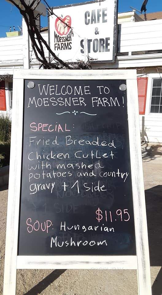 Moessner Farm Cafe & Store - Tehachapi, CA menu_pic