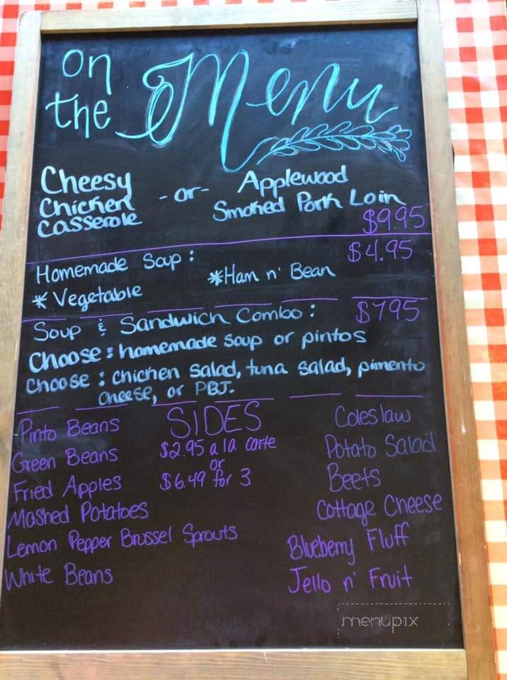 Museum of Appalachia Cafe - Clinton, TN menu_pic