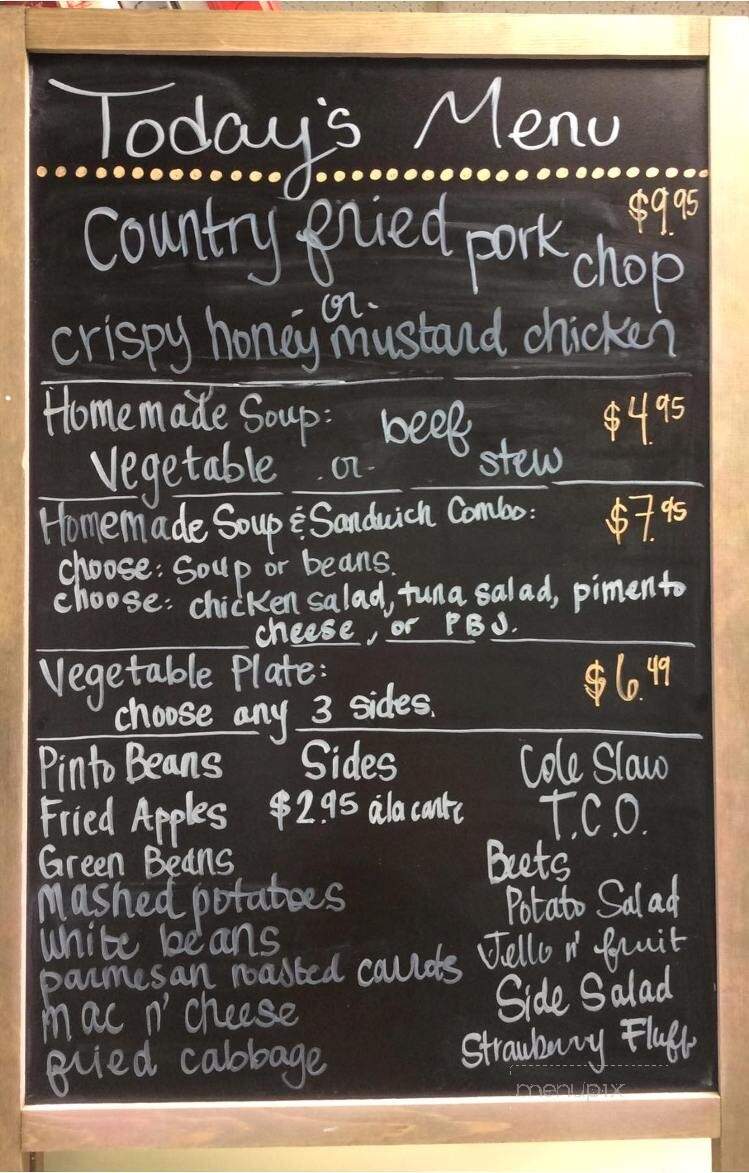 Museum of Appalachia Cafe - Clinton, TN menu_pic