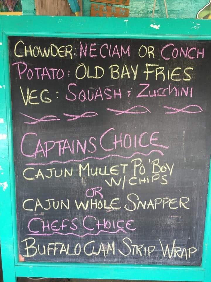 Olde Fish House Marina - Matlacha, FL menu_pic