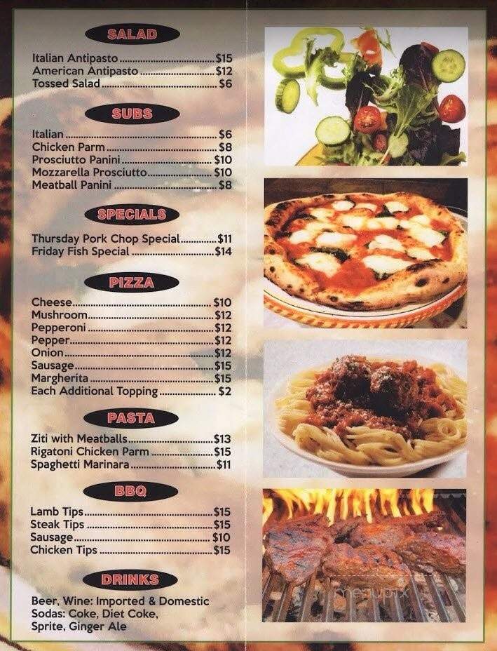 Osteria Peppino Pizzeria - Topsfield, MA menu_pic