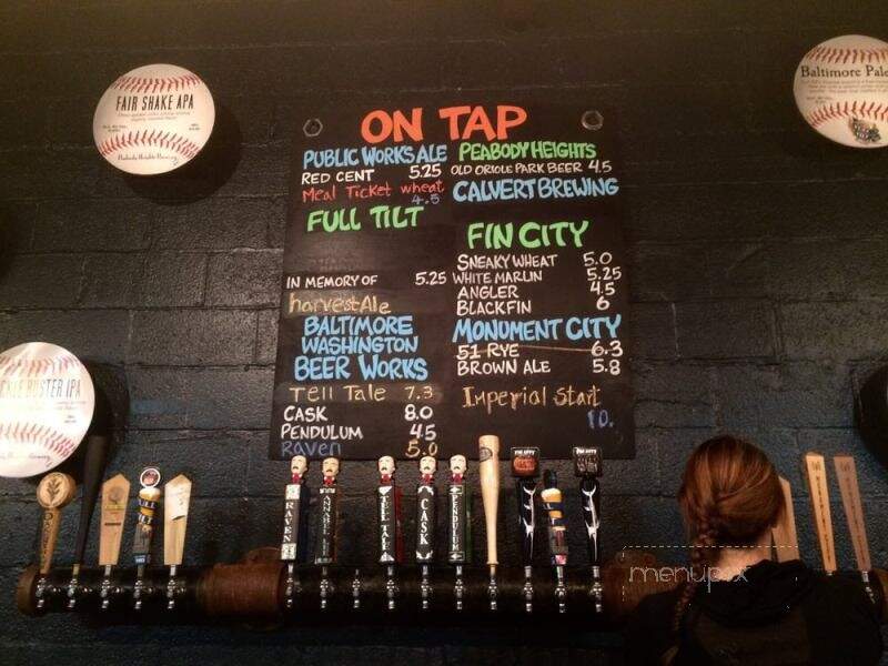 Peabody Heights Brewery - Baltimore, MD menu_pic