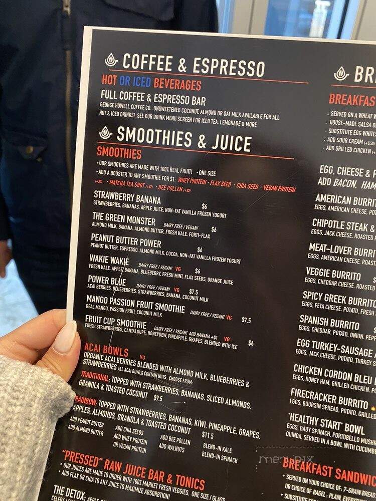 Pressed Cafe - Newton, MA menu_pic