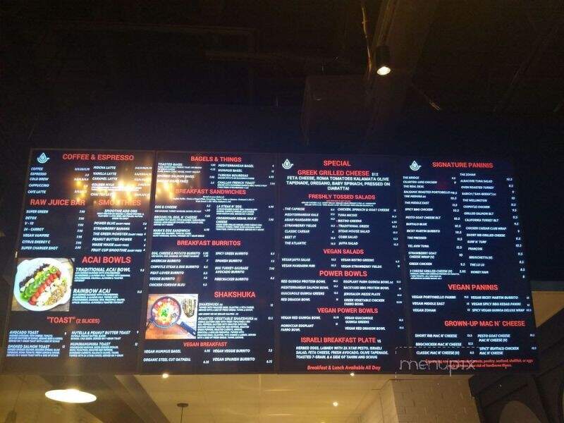 Pressed Cafe - Newton, MA menu_pic