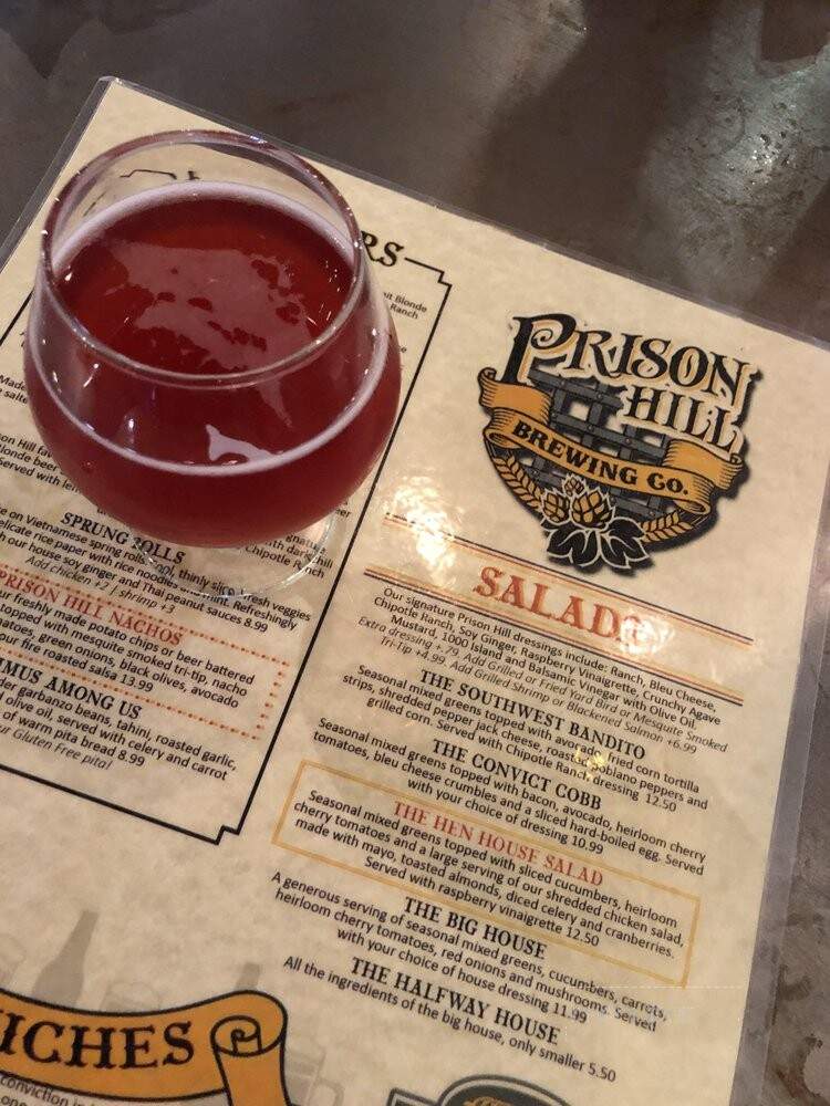 Prison Hill Brewing Company - Yuma, AZ menu_pic