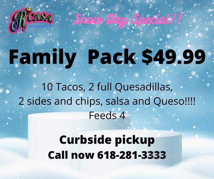 Rcasa Tex-Mex Restaurant - Columbia, IL menu_pic