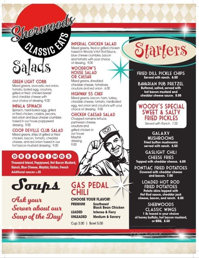 Sherwood's Classic Eats - Barnhart, MO menu_pic