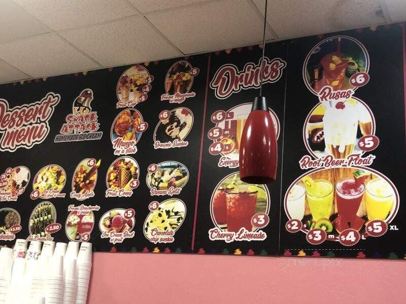 Snack Attack - Yukon, OK menu_pic