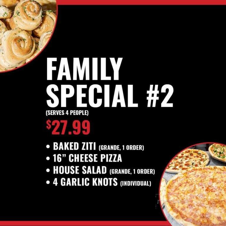 Menu of Squisito Pizza & Pasta in Queenstown, MD 21658