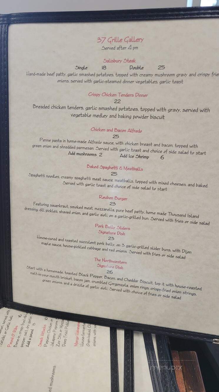 Skeena Valley Golf & Country Club - Terrace, BC menu_pic