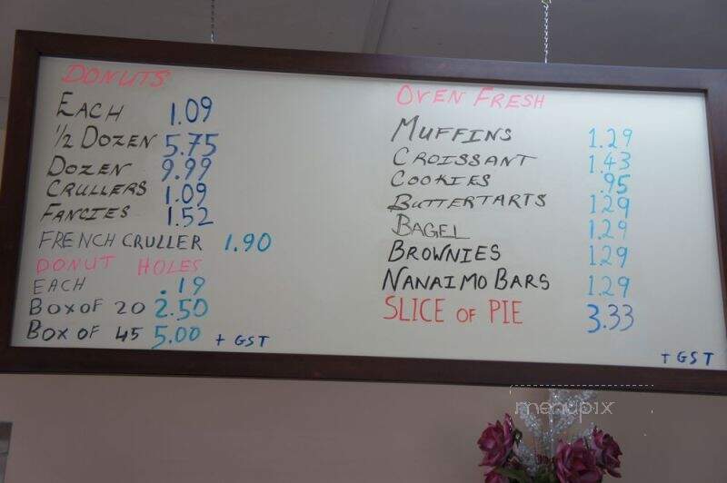 Take 5 Cafe - Edmonton, AB menu_pic
