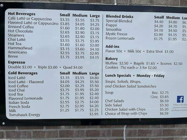 The Coffee Grounds - Brazil - Brazil, IN menu_pic