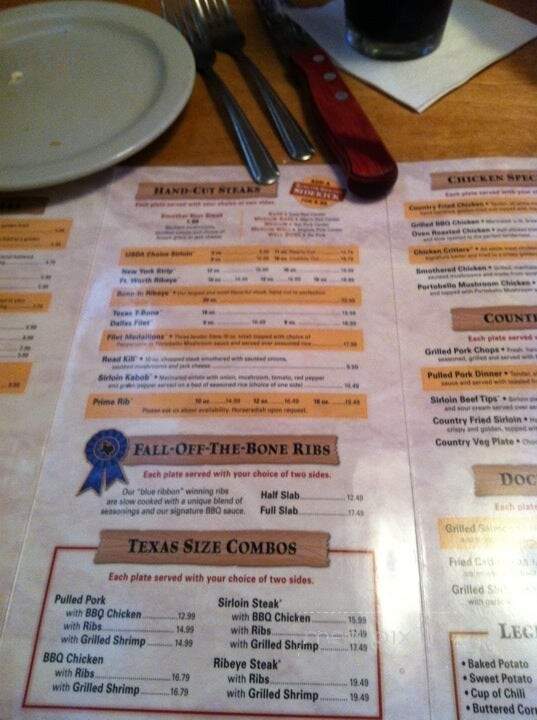 Texas Roadhouse - Fort Myers, FL menu_pic