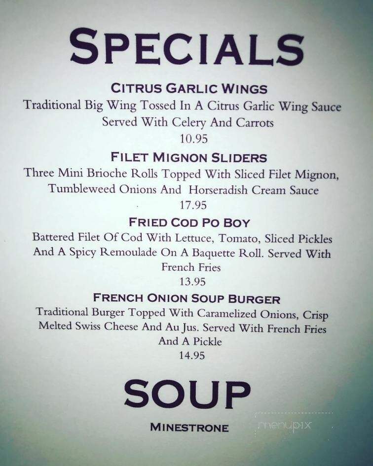 T F Noonan's - Pearl River, NY menu_pic