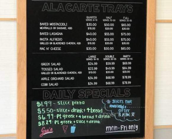 Gus's Carry Out - Howell, MI menu_pic