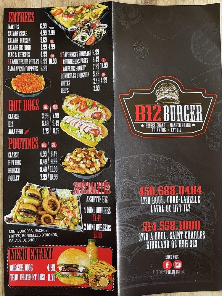 B12 Burgers - Kirkland, QC