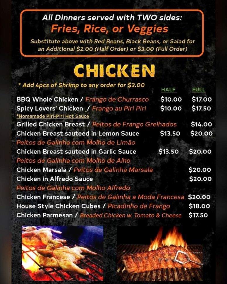 Barros BBQ - Avenel, NJ menu_pic