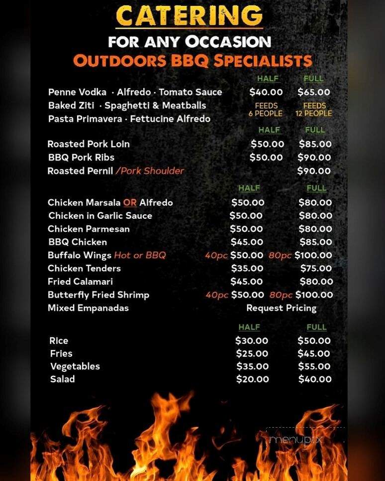 Barros BBQ - Avenel, NJ menu_pic