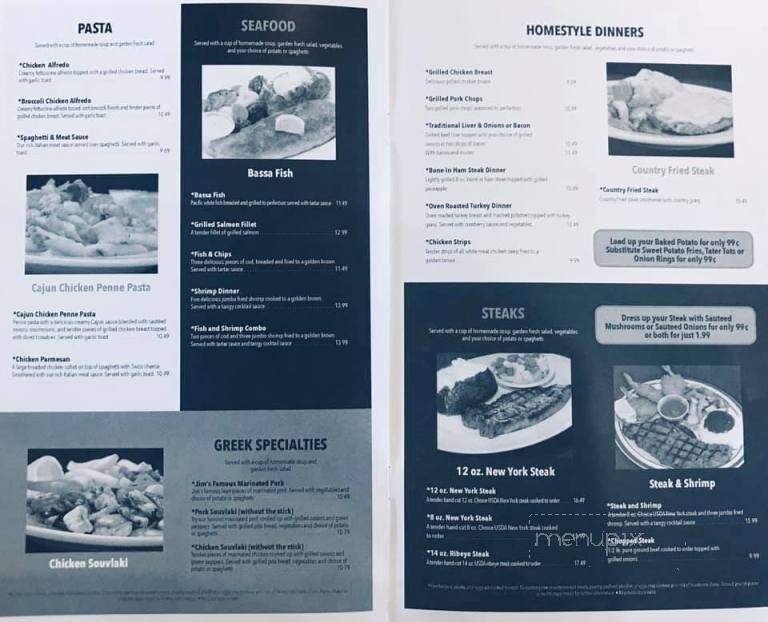 Jims Family Restaurant - Tooele, UT menu_pic