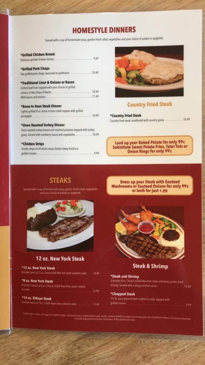 Jims Family Restaurant - Tooele, UT menu_pic