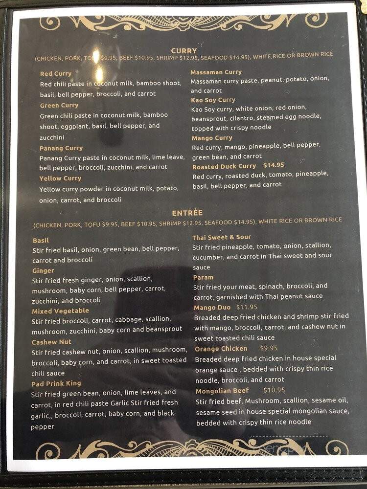 Singha Thai - Kettering, OH menu_pic
