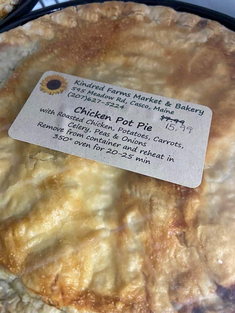 Kindred Farms Market & Bakery - Casco, ME menu_pic